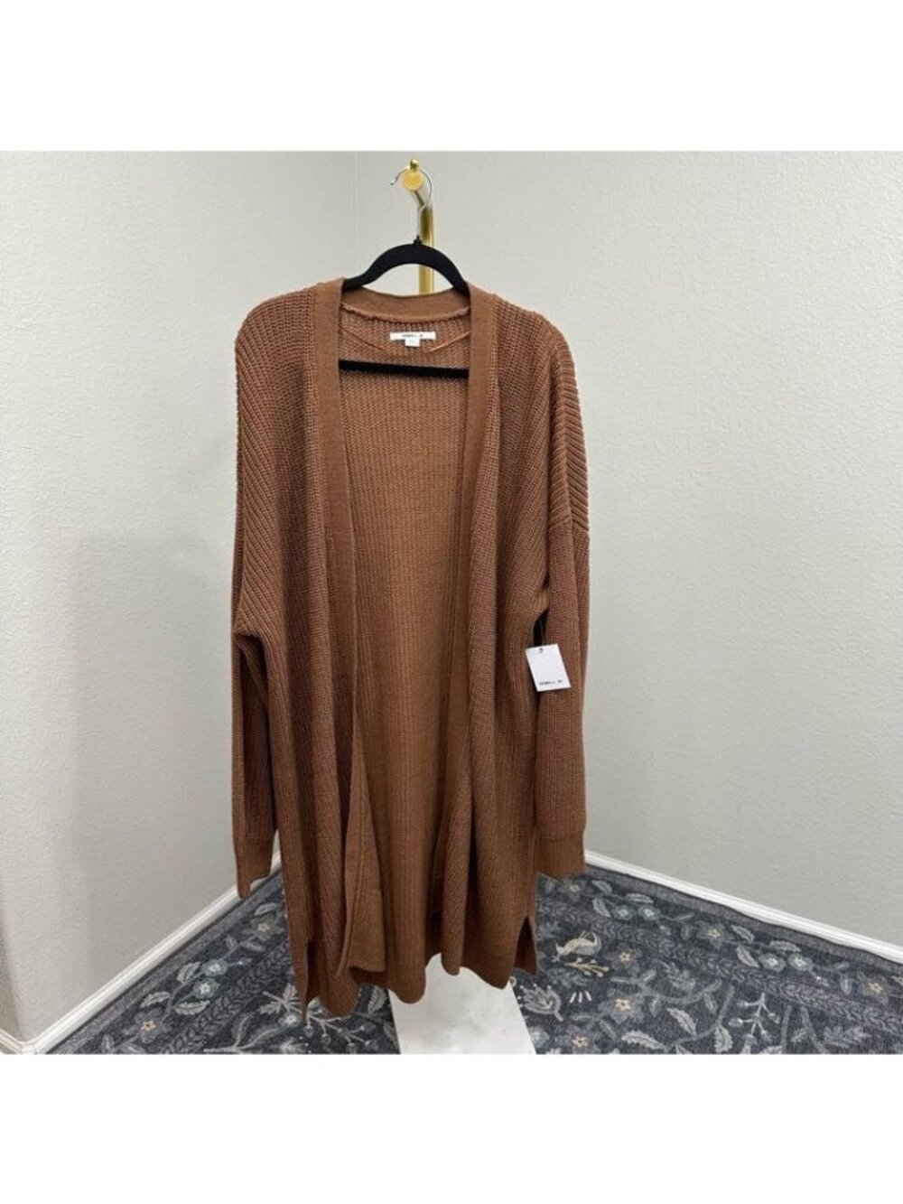 ONeill Kerry Knit Duster Long Open Front Cardigan Sweater Womens Size M/L NEW - Picture 1 of 8